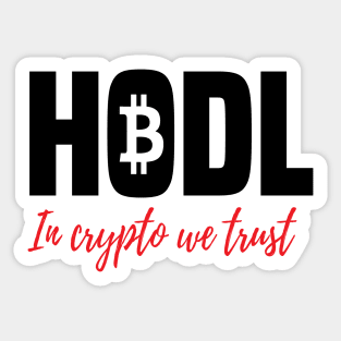 BTC HODL Sticker